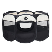 i.Pet Dog Playpen Pet Playpen Enclosure Crate 8 Panel Play Pen Tent Bag Fence Puppy 3XL Passionate for Pets Kings Warehouse 