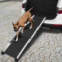 i.Pet Dog Ramp Dog Steps Pet Car Travel Step Stair Foldable Portable Ladder Aluminium dog supplies Kings Warehouse 
