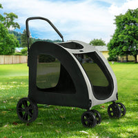 i.Pet Pet Dog Stroller Pram Large Carrier Cat Travel Foldable Strollers 4 Wheels Kings Warehouse 