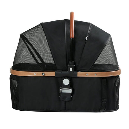 i.Pet Pet Dog Stroller Pram Large Cat Carrier Travel Pushchair Foldable 4 Wheels Passionate for Pets Kings Warehouse 