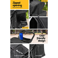 i.Pet Pet Stroller Dog Pram Cat Carrier Large Travel Pushchair Foldable 3 Wheels Pet Care Kings Warehouse 