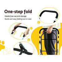 i.Pet Pet Stroller Dog Pram Large Cat Carrier Travel Foldable 4 Wheels Double Pet Care Kings Warehouse 