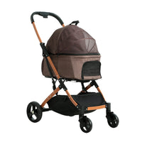 i.Pet Pet Stroller Dog Pram Large Cat Carrier Travel Foldable 4 Wheels Pushchair Double Pet Care Kings Warehouse 