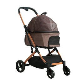 i.Pet Pet Stroller Dog Pram Large Cat Carrier Travel Foldable 4 Wheels Pushchair Double Pet Care Kings Warehouse 