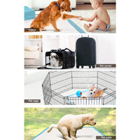 i.Pet Pet Training Pads 200pcs 60x60cm Puppy Dog Toilet Pee Indoor Super Absorbent Blue Pet Care Kings Warehouse 