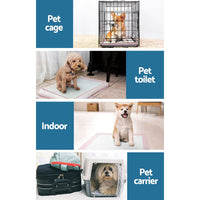 i.Pet Pet Training Pads 200pcs 60x60cm Puppy Dog Toilet Pee Indoor Super Absorbent Pink Pet Care Kings Warehouse 