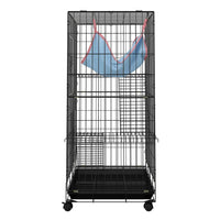 i.Pet Rabbit Cage 100cm Hutch 3 Level Indoor Guinea Pig Ferret Pet Care Kings Warehouse 