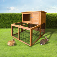 i.Pet Rabbit Hutch Wooden Pet Chicken Coop 100cm Tall End of Year Clearance Sale Kings Warehouse 