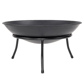 Iron Fire Bowl Traditional Log Fire Pit Outdoor Heating Camp Site Barbecue Home & Garden Kings Warehouse 