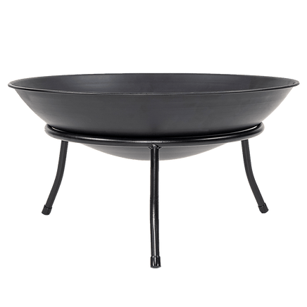 Iron Fire Bowl Traditional Log Fire Pit Outdoor Heating Camp Site Barbecue Home & Garden Kings Warehouse 