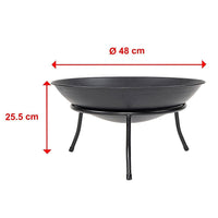 Iron Fire Bowl Traditional Log Fire Pit Outdoor Heating Camp Site Barbecue Home & Garden Kings Warehouse 