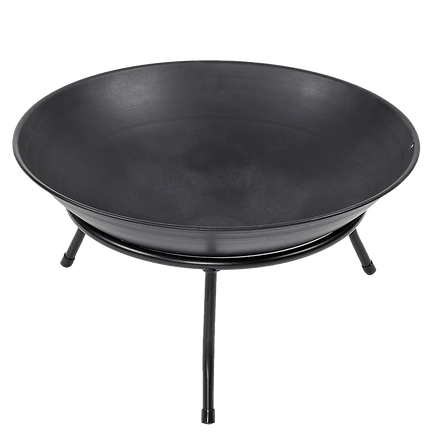 Iron Fire Bowl Traditional Log Fire Pit Outdoor Heating Camp Site Barbecue Home & Garden Kings Warehouse 