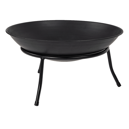 Iron Fire Bowl Traditional Log Fire Pit Outdoor Heating Camp Site Barbecue Home & Garden Kings Warehouse 