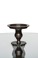 Iron Round Glass Coffee Table with Detachable Candle Holder Kings Warehouse 