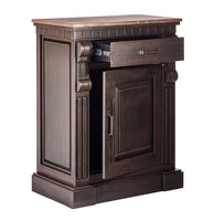 Iron Sideboard Buffet Cabinet with Drawer Storage and Wood Top Furniture Kings Warehouse 