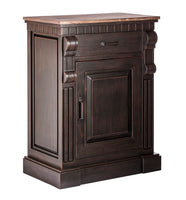 Iron Sideboard Buffet Cabinet with Drawer Storage and Wood Top Kings Warehouse 