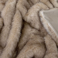 J Elliot Home Brown Fox Luxury Faux Fur Throw 130 x 160cm Home & Garden Kings Warehouse 