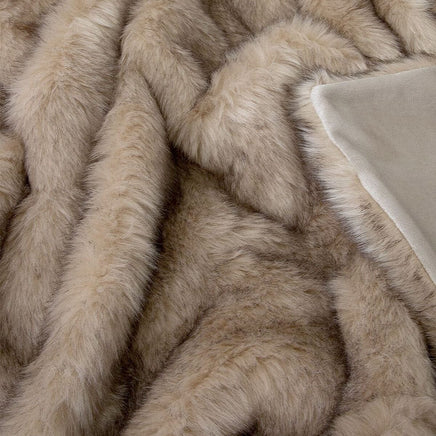 J Elliot Home Brown Fox Luxury Faux Fur Throw 130 x 160cm Home & Garden Kings Warehouse 