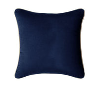 J Elliot Home Gabriel 100% Cotton Cushion Cover 60 x 60 cm Navy Home & Garden Kings Warehouse 