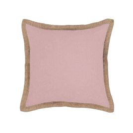J Elliot Home Hampton Linen Cushion Cover 50 x 50 cm Dusty Pink Home & Garden Kings Warehouse 