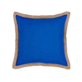 J Elliot Home Hampton Linen Filled Cushion 50 x 50 cm Blue Home & Garden Kings Warehouse 