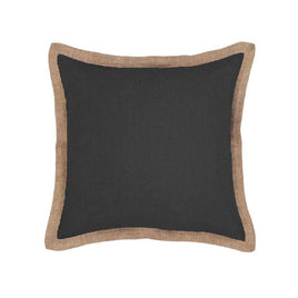J Elliot Home Hampton Linen Filled Cushion 50 x 50 cm Charcoal Home & Garden Kings Warehouse 