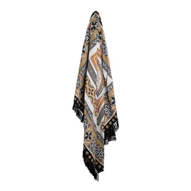 J Elliot Home Kasbah Luxury Fringe Throw 130 x 160cm Black Home & Garden Kings Warehouse 