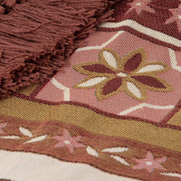 J Elliot Home Kasbah Luxury Fringe Throw 130 x 160cm Pink Home & Garden Kings Warehouse 