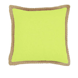 J Elliot Home Mornington Linen Cushion Cover 50 x 50 cm Limeade Home & Garden Kings Warehouse 