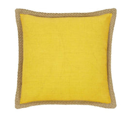 J Elliot Home Mornington Linen Cushion Cover 50 x 50 cm Yellow Home & Garden Kings Warehouse 
