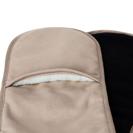 J Elliot Home Selby Cotton Double Oven Mitt Glove 17 x 82 cm Sandstone & Black Home & Garden Kings Warehouse 