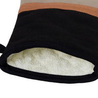 J Elliot Home Selby Cotton Oven Mitt 34 x 15 cm Sandstone & Black Home & Garden Kings Warehouse 