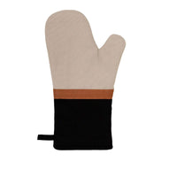 J Elliot Home Selby Cotton Oven Mitt 34 x 15 cm Sandstone & Black Home & Garden Kings Warehouse 
