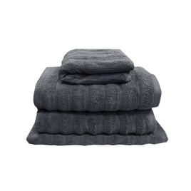 J Elliot Home Set of 4 George Collective Cotton Bath Towel Set Ash Home & Garden Kings Warehouse 