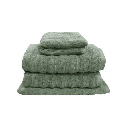 J Elliot Home Set of 4 George Collective Cotton Bath Towel Set Avocado Home & Garden Kings Warehouse 
