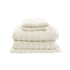 J Elliot Home Set of 4 George Collective Cotton Bath Towel Set Snow Home & Garden Kings Warehouse 