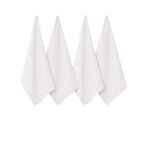 J Elliot Home Waffle Set of 4 Cotton Tea Towels 50 x 70 cm White Home & Garden Kings Warehouse 