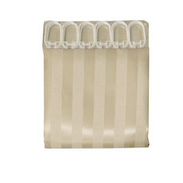 Jacquard Stripe Shower Curtain Wheat Home & Garden Kings Warehouse 