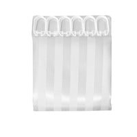 Jacquard Stripe Shower Curtain White Home & Garden Kings Warehouse 