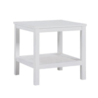 Jasmine Coffee Side Table Laptop Desk Bedside Sofa End Tables Mindi Wood - White living room Kings Warehouse 