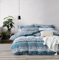 Jasper microfiber reversible quilt cover set-king size Home & Garden Kings Warehouse 