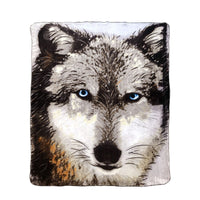 J.Elliot Home 350gsm Wolf Photo Mink Blanket Home & Garden Kings Warehouse 