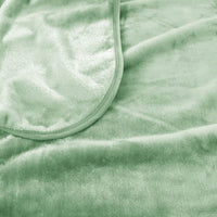J.Elliot Home 450gsm Solid Faux Mink Blanket Sage Home & Garden Kings Warehouse 