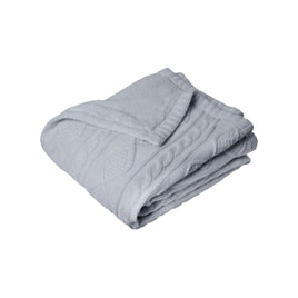 J.Elliot Home Alberta Knit Throw Rug Grey Home & Garden Kings Warehouse 