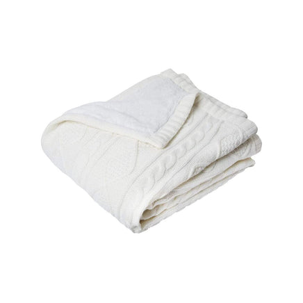 J.Elliot Home Alberta Knit Throw Rug Ivory Home & Garden Kings Warehouse 