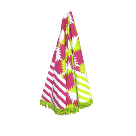 J.Elliot Home Arctic Round Cotton Turkish Towel Pink Home & Garden Kings Warehouse 