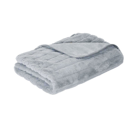J.Elliot Home Baw Baw Plush Throw Grey Home & Garden Kings Warehouse 