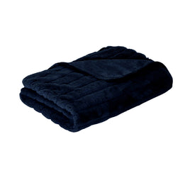 J.Elliot Home Baw Baw Plush Throw Indigo Home & Garden Kings Warehouse 