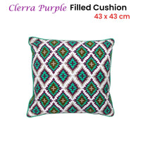 J.Elliot Home Clerra Purple Filled Cushion 43 x 43 cm Home & Garden Kings Warehouse 