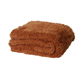 J.Elliot Home Eve Fur Knitted Throw Amber Home & Garden Kings Warehouse 